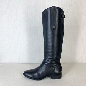 Sam Edelman~NWOT~Women’s ‘Penny’ Tall/Knee High Black Leather Riding Boots~Sz 8